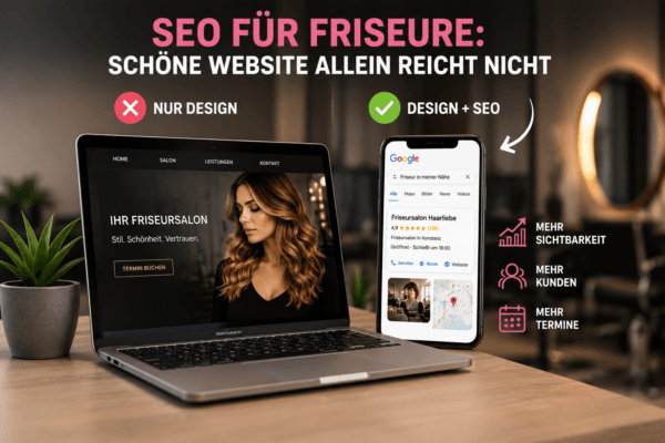 SEO für Friseure: Warum eine schöne Website allein nicht ausreicht, um bei Google sichtbar zu werden