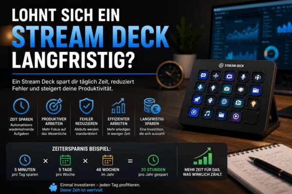 Lohnt sich ein Stream Deck langfristig? Vorteile für Produktivität und Zeitersparnis