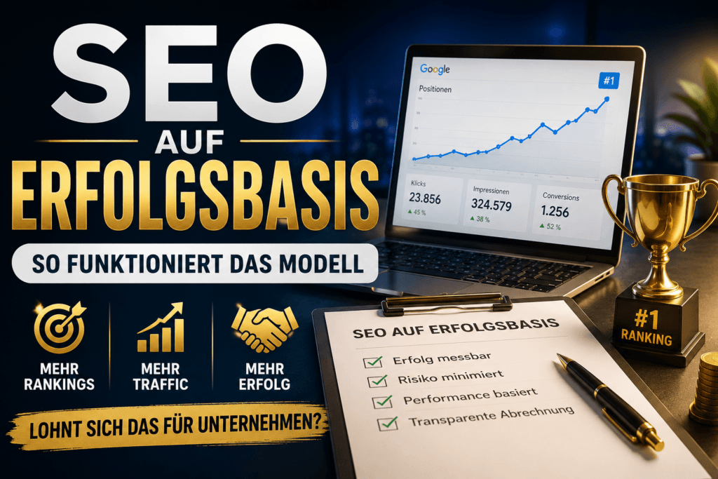 Illustration zum Vergleich zwischen SEO auf Erfolgsbasis und nachhaltiger Suchmaschinenoptimierung