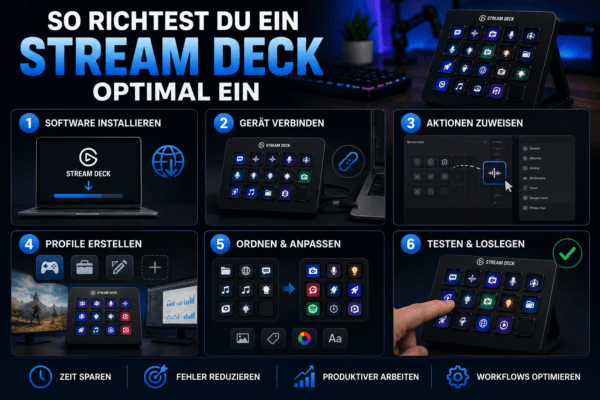 So richtest du ein Stream Deck optimal ein – Schritt-für-Schritt-Anleitung