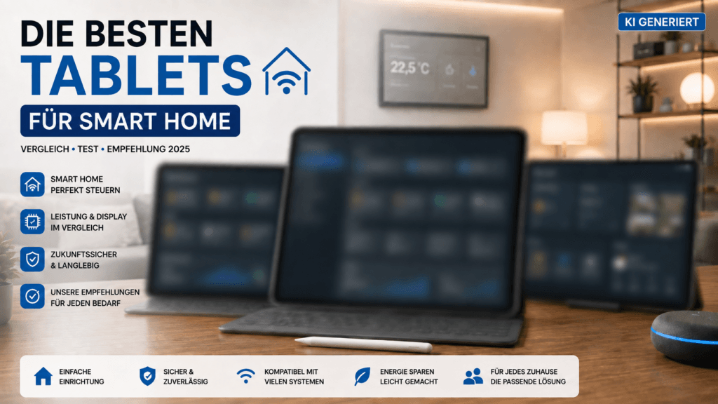 Tablet für Smart Home Vergleich der besten Tablets für Home Assistant, Apple Home, Google Home, Alexa und Matter