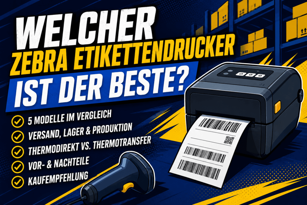 Zebra Etikettendrucker im Vergleich für Versand, Lager und Produktion